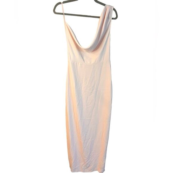 NEW Amanda Uprichard Blush Cowl Neck Maxi Dress Small - Picture 1 of 9